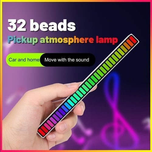 Wireless Sound Activated RGB Light Bar (3PCS)