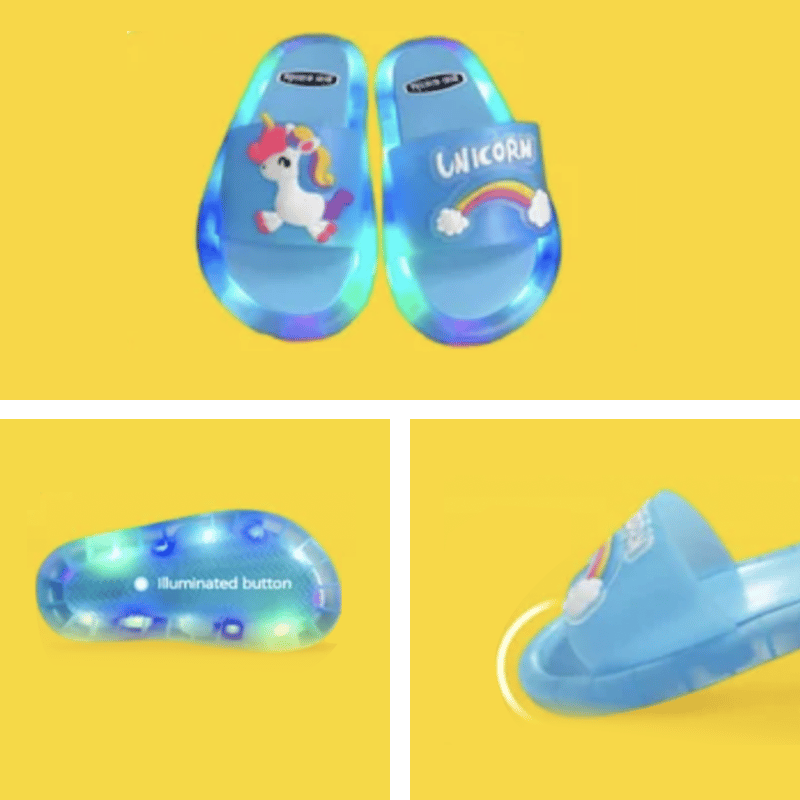 LED Happy Slippers For Kids