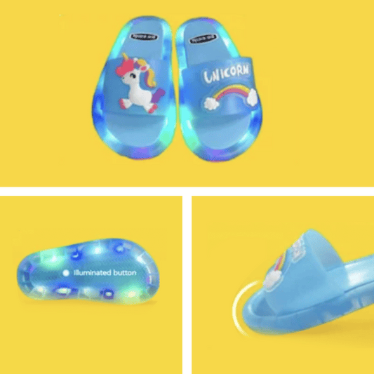 LED Happy Slippers For Kids