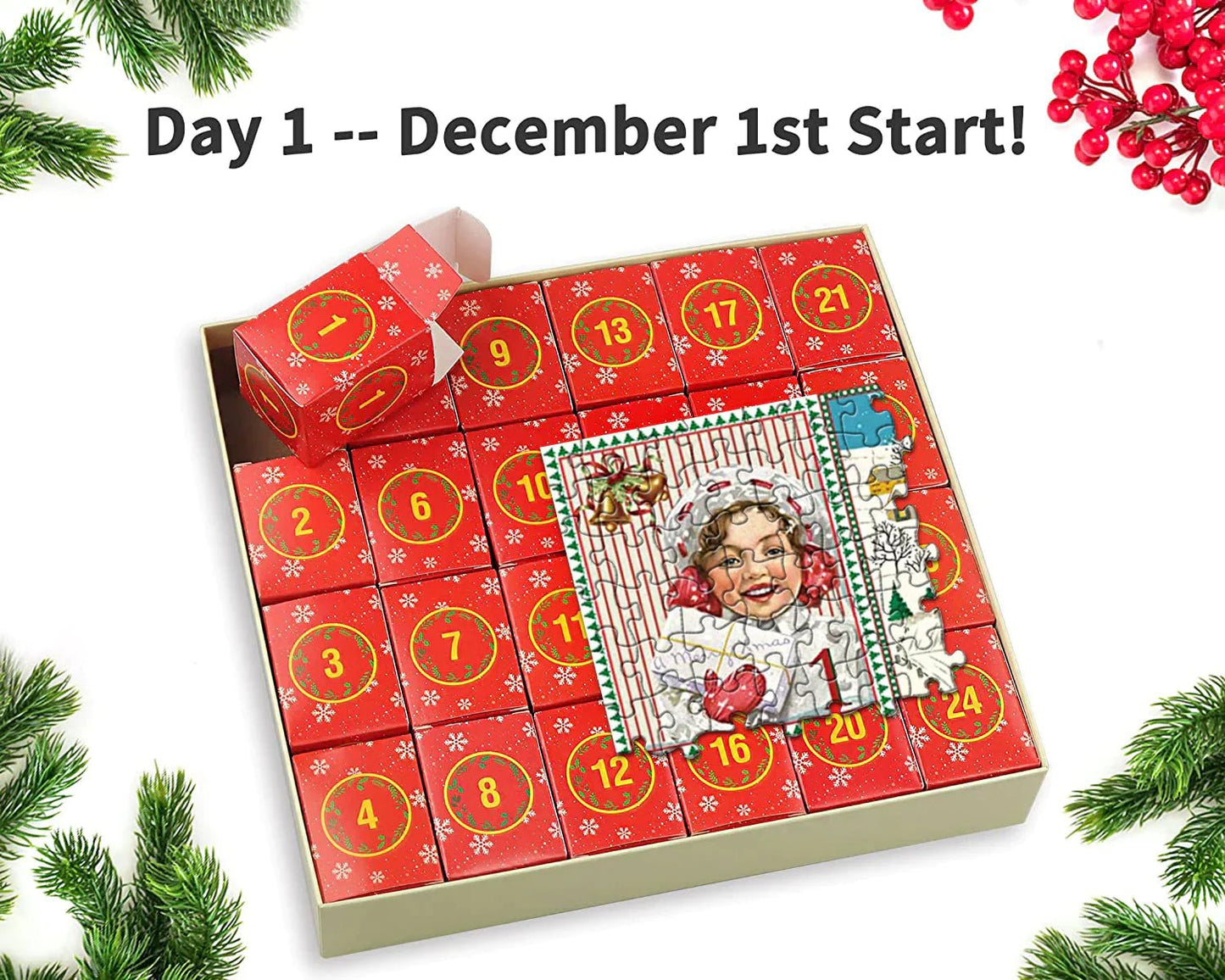 🎄🎅Christmas Advent Calendar Jigsaw Puzzle