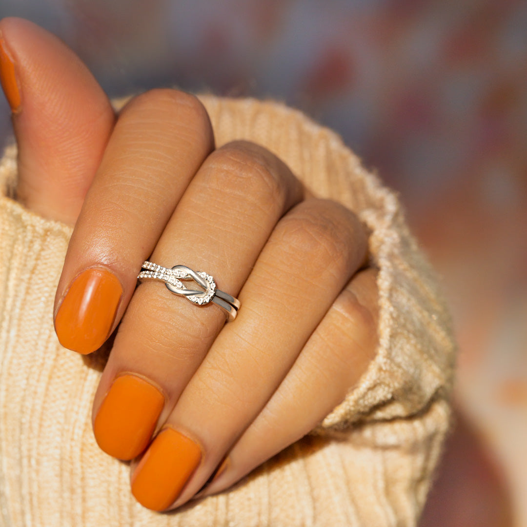 Infinity Love Knot Promise Ring