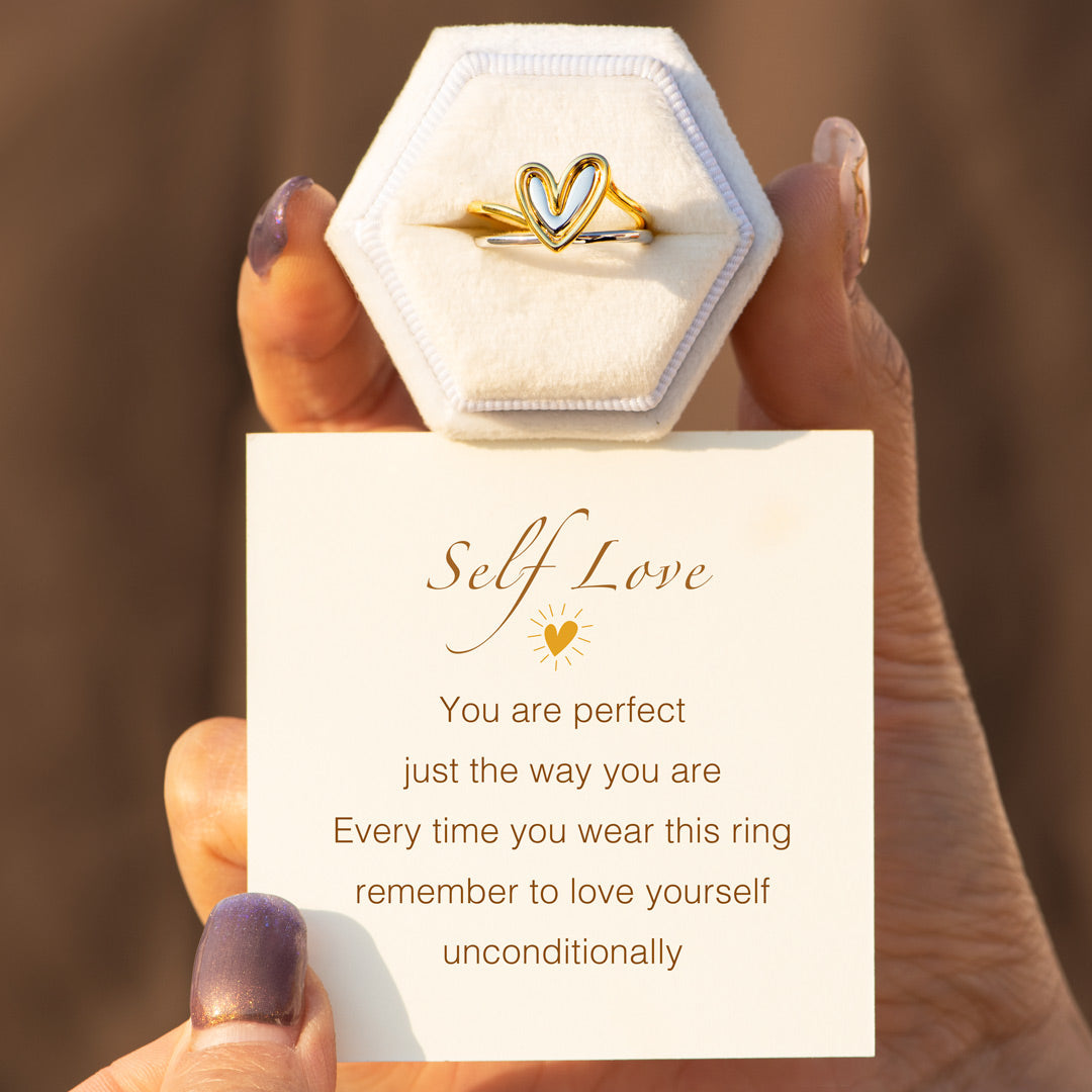 Self Love Layered Heart Ring