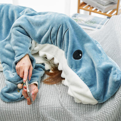 🎇Best Gift of 50% OFF 🐬 Shark Blanket Flannel Loungewear