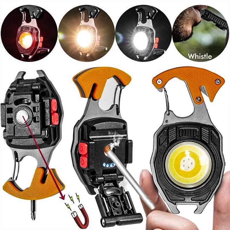 🔥2023 HOT SALE - Multifunction Keychain Flashlight