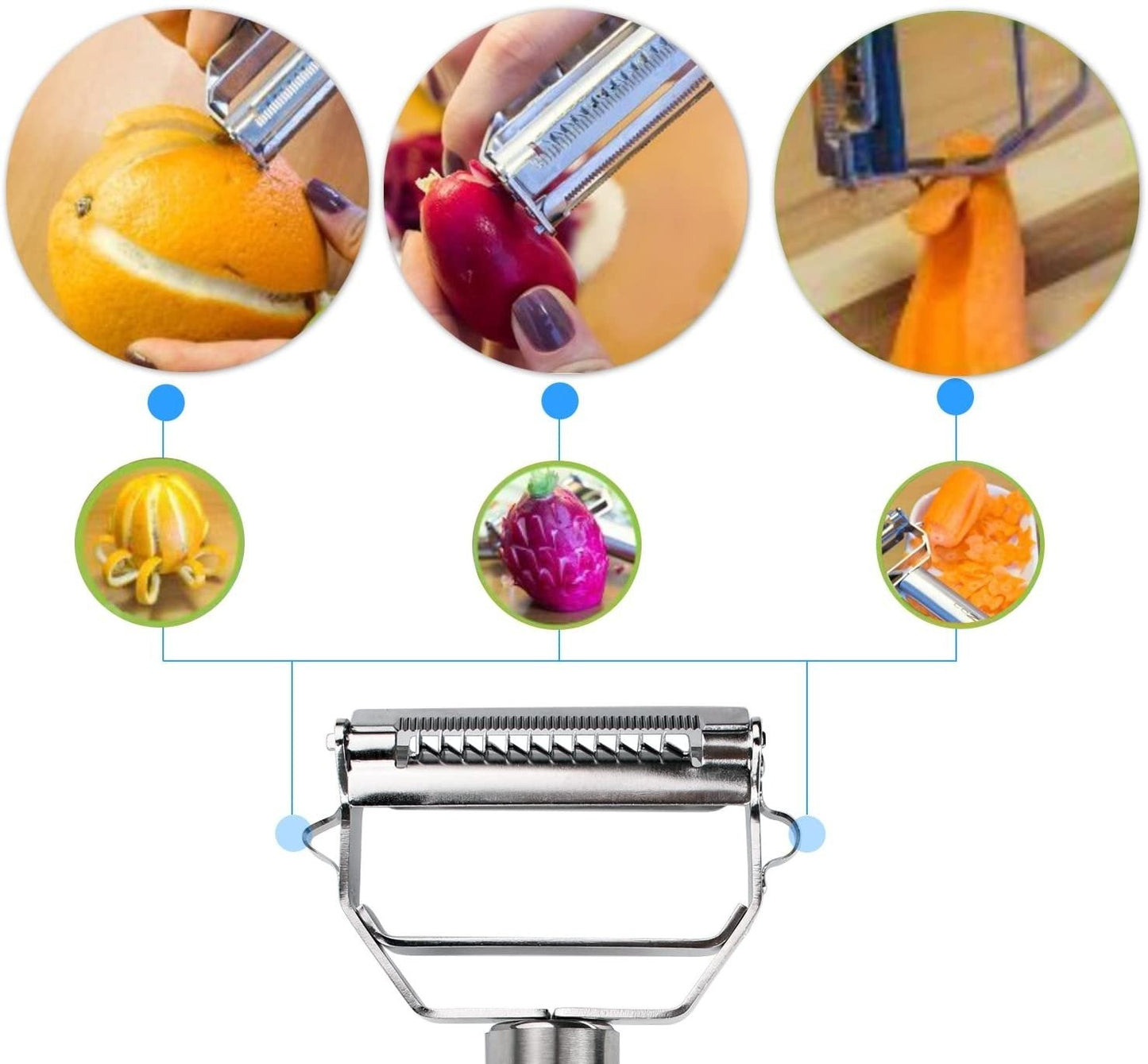 (💥Mother's Day Promotion-48% OFF) Stainless Steel Multifunctional Peeler