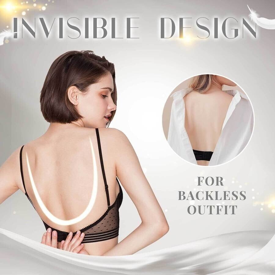 Low Back Wireless Lifting Lace Bra