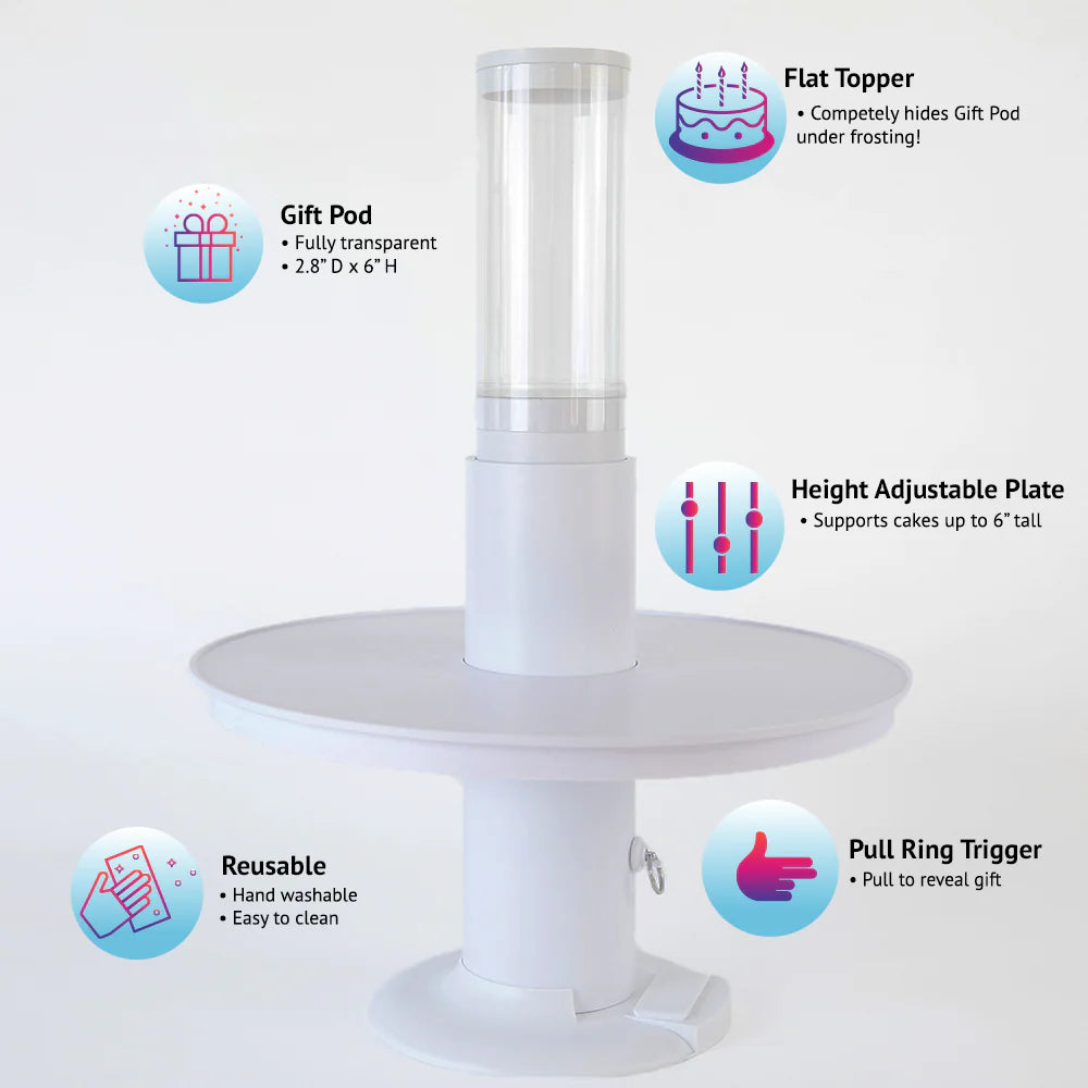 Surprise Cake Stand-Popping Cake Stand