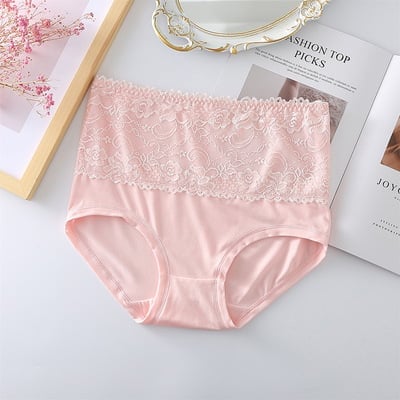 4pcs/set High Elastic Lace Panties