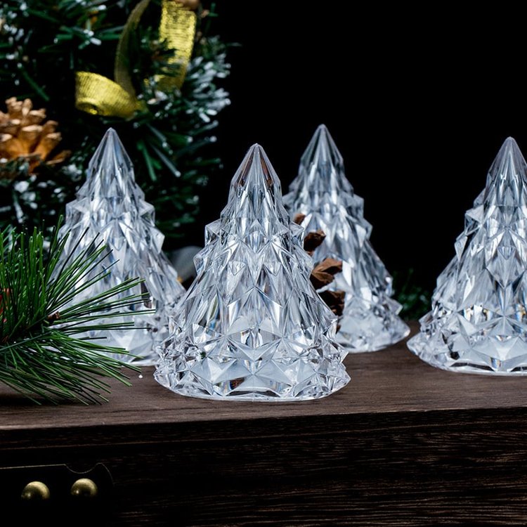 🎄Christmas Sale 48% OFF - Night Light Crystal Mini Christmas Tree Light Flameless LED