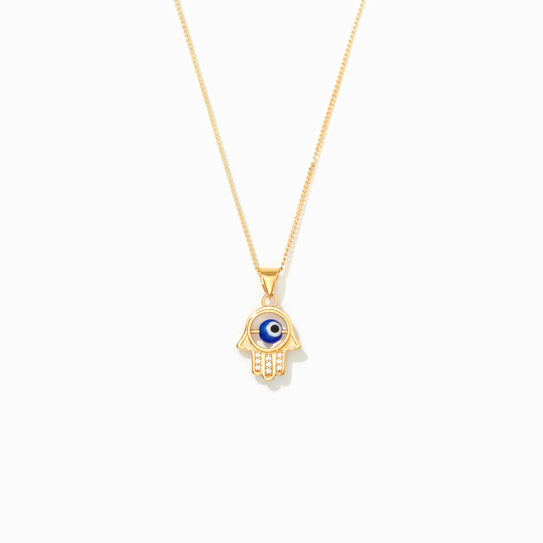 Protection Hamsa Evil Eye Necklace