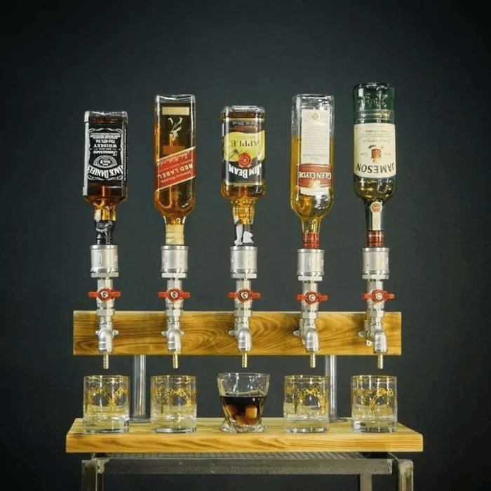 💥Liquor Alcohol Whiskey wood Dispenser