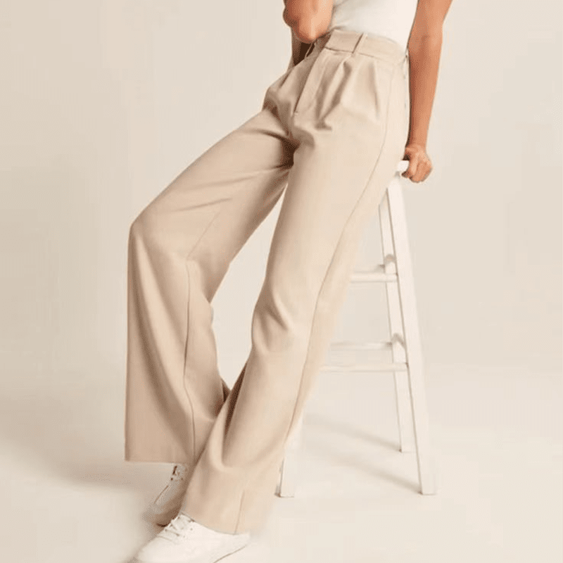 Effortless Tailored Wide Leg Pants