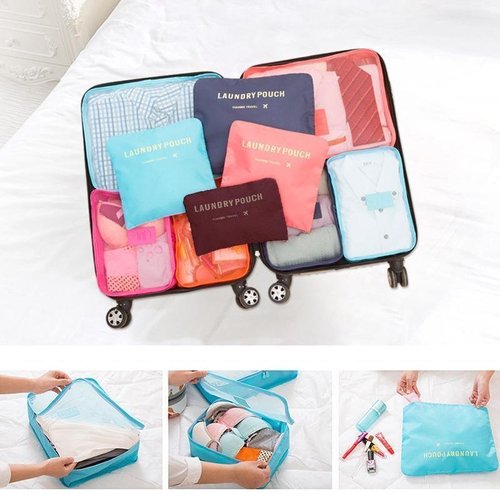 ✈6 pieces portable luggage packing cubes🧳Buy More Save More🚗