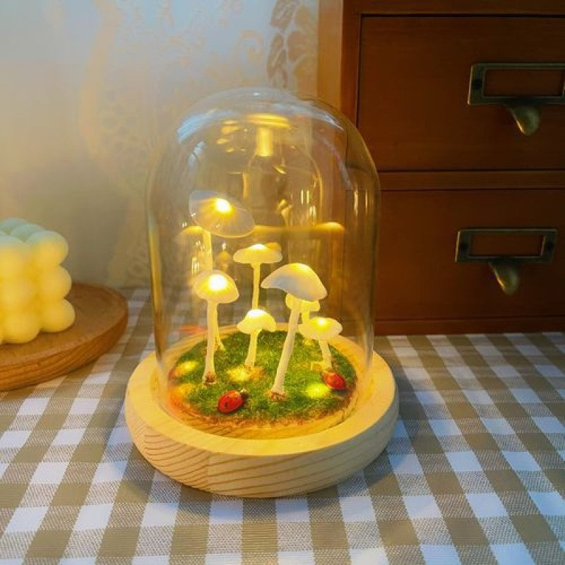 Hand-Made Original Night Light/Cute Retro Mushroom Night Light /Gift Light/Handmade mushroom lamp