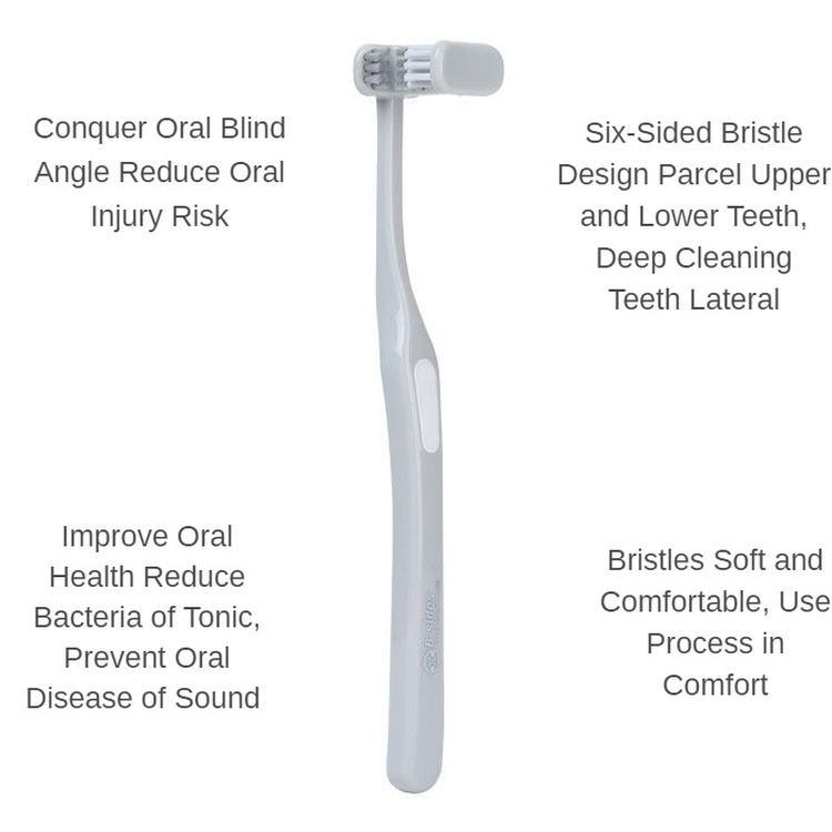 New Concept Six-sided Toothbrush