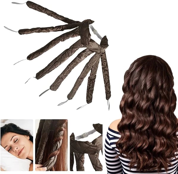 Sleeping Headband Heatless Curling Iron