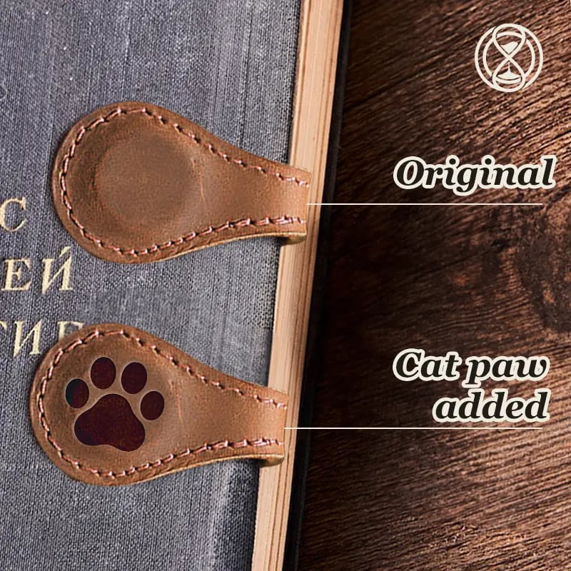 ✨Last Day Special Sale - 49% OFF✨TimelessMark🔥Personalized Magnetic Leather Bookmark🔥