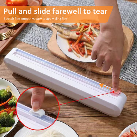 Cling film cutter