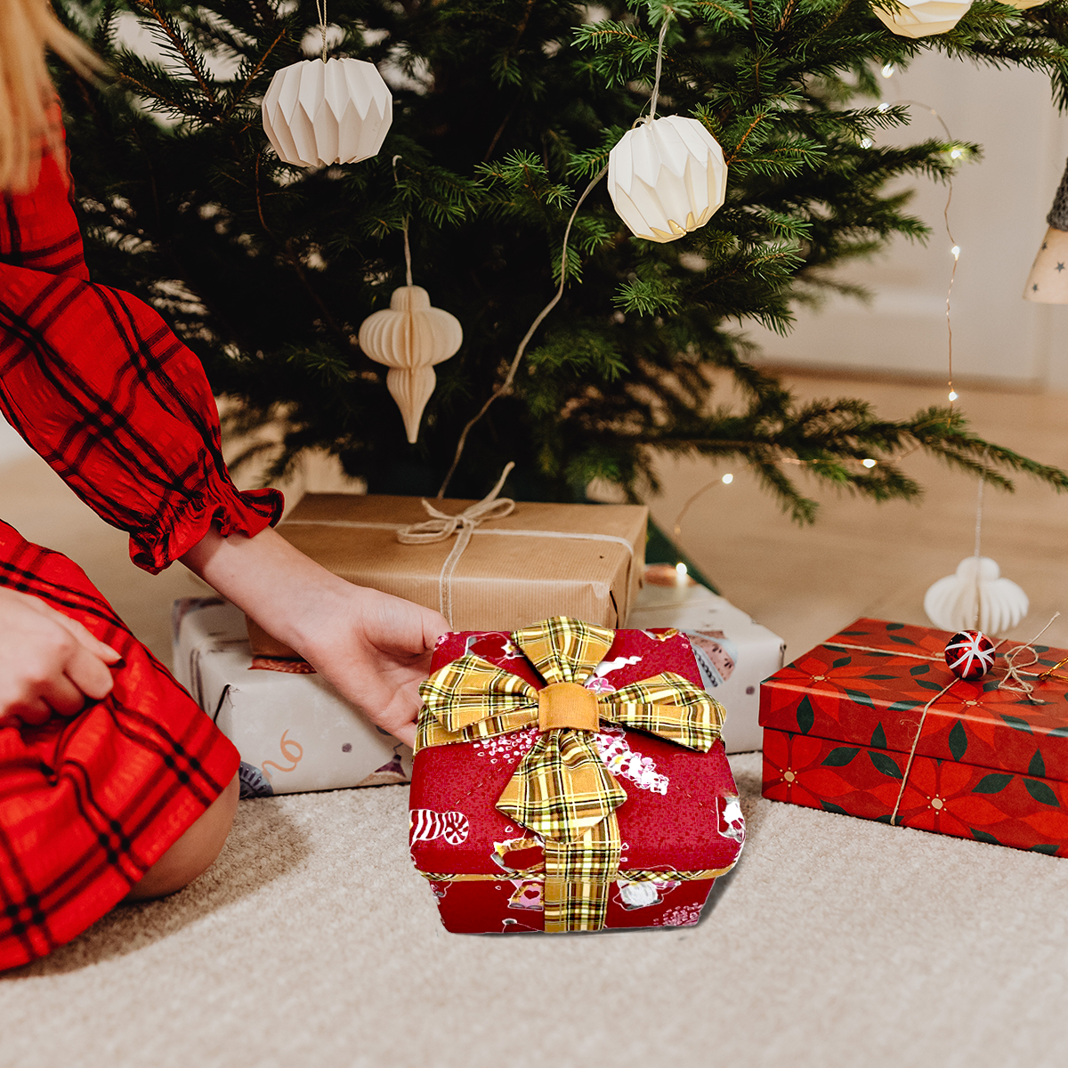 Fabric Gift Boxes Quilting Set  —With  Tutorial