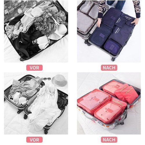 ✈6 pieces portable luggage packing cubes🧳Buy More Save More🚗