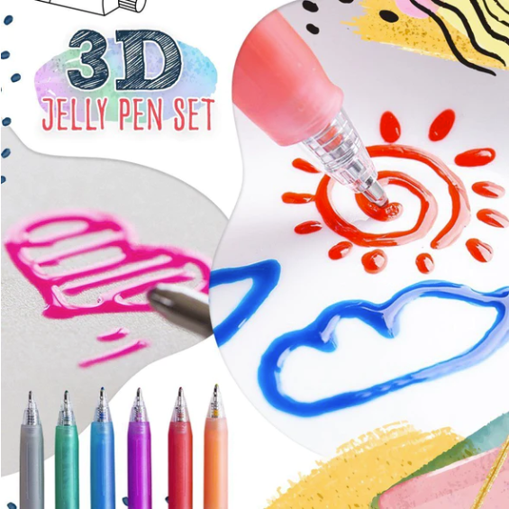 🎄Christmas Pre-sale Promotion 48%OFF🔥3D Jelly Pen Set