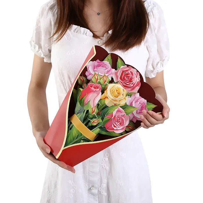 🔥Mother's Day Sale- SAVE 49% OFF🔥Pop Up Flower Bouquet Greeting Card