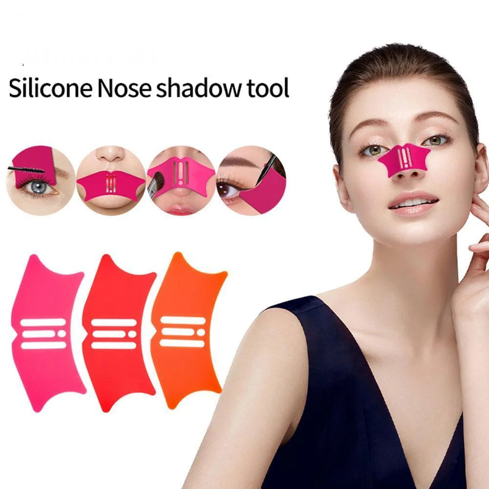 Silicone Nose Shadow Tools, nose contouring tools make-up tool