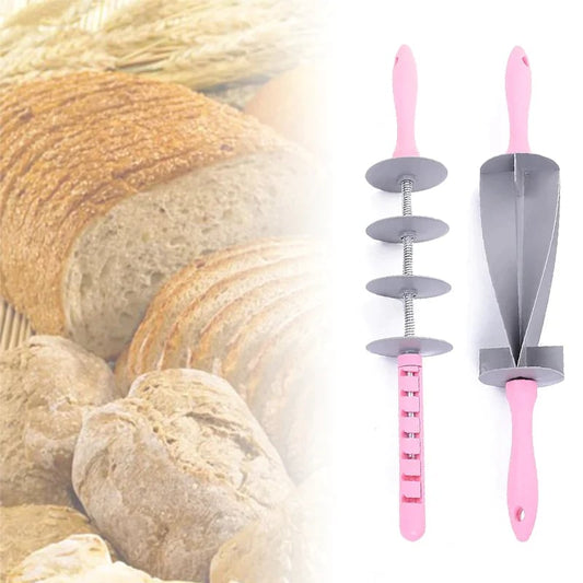 Multi-purpose rolling pin for cutting dough