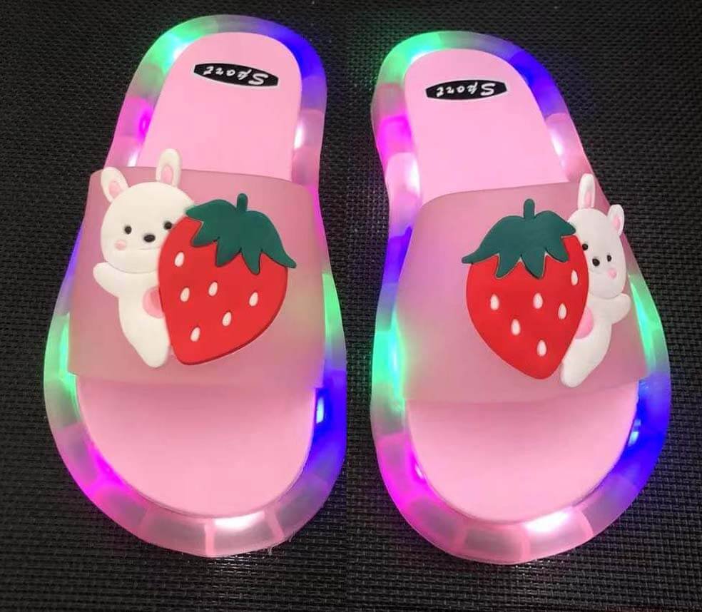 LED Happy Slippers For Kids