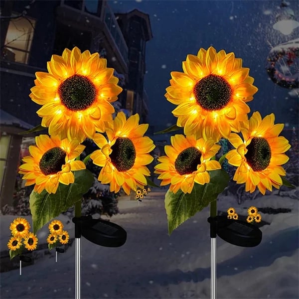 🌻 Waterproof Solar Sunflower Light