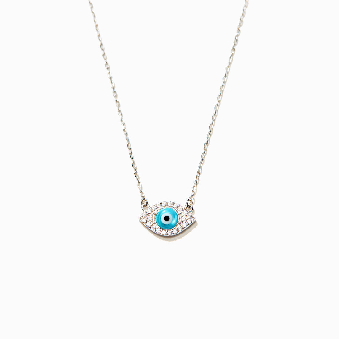 Pavé Evil Eye Necklace