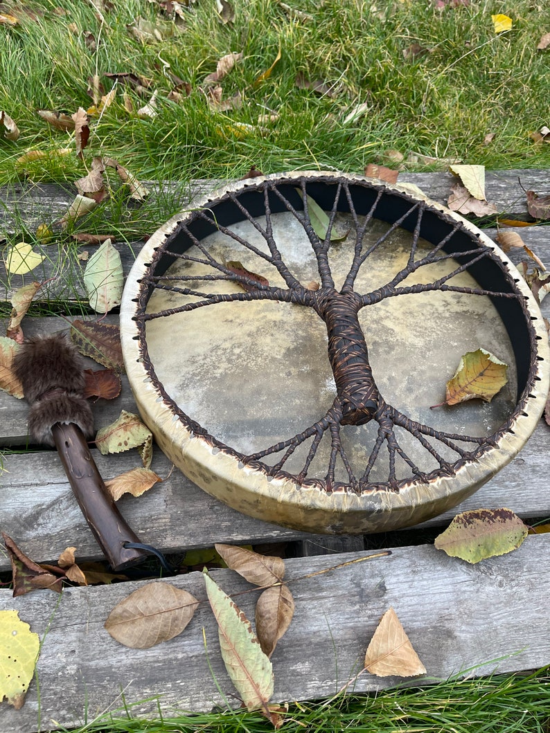 Shaman drum "Tree of life" Siberian drum Spirit music