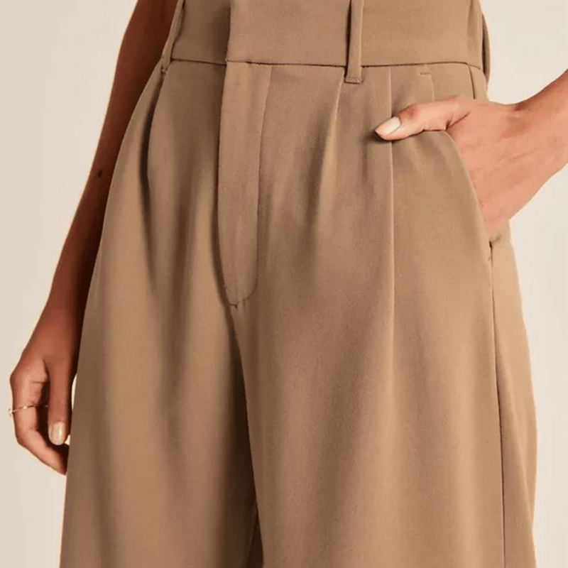 Effortless Tailored Wide Leg Pants