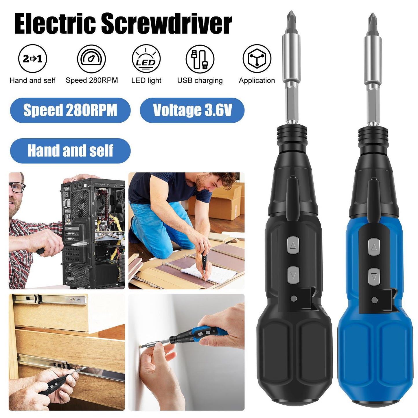 Electric Screwdriver Cordless