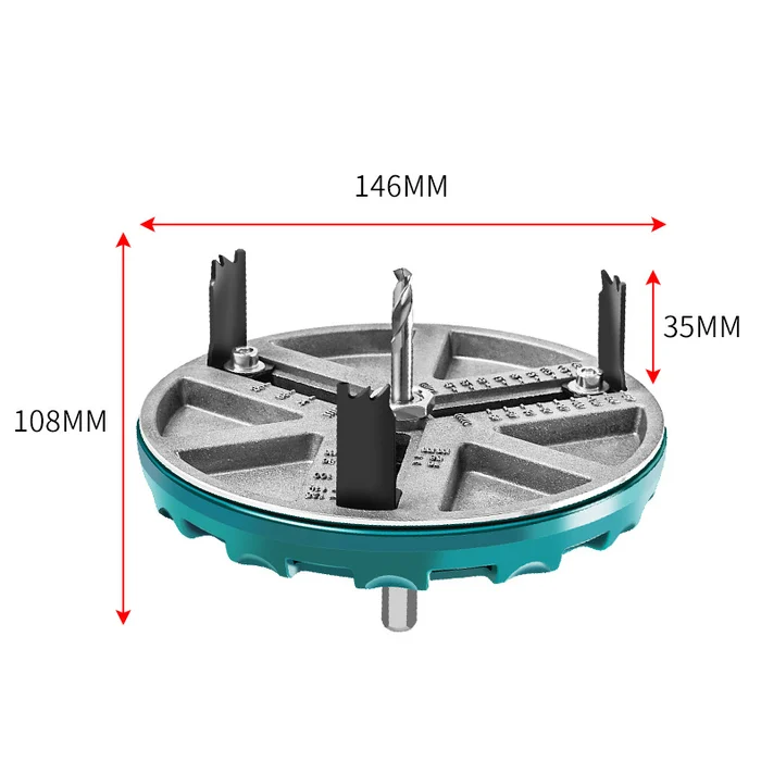 💥 Adjustable Hole Saw Diameter 45mm-130mm Woodworking Cutting Tools Hole Opener