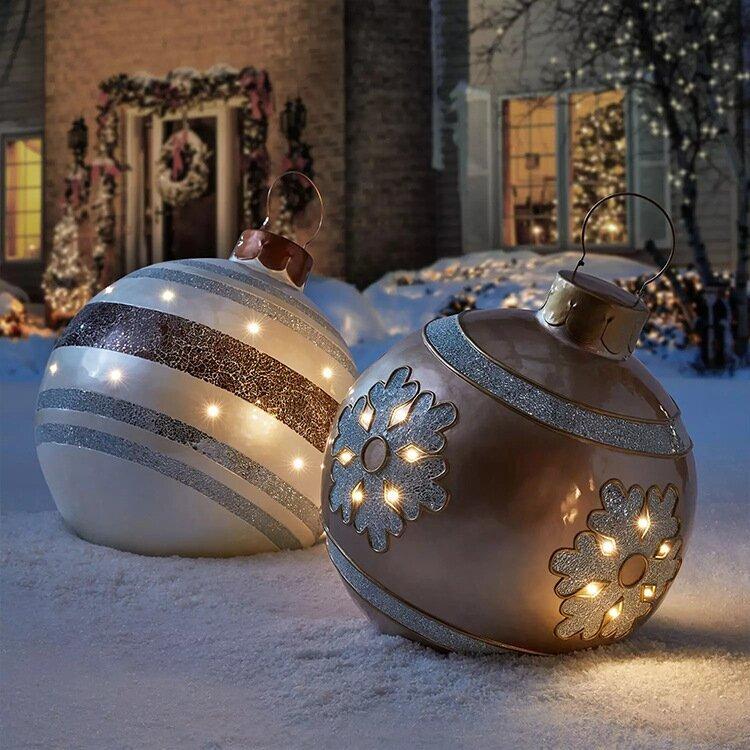 Outdoor Christmas PVC inflatable Decorated Ball🎉Christmas pre-sale 50% off