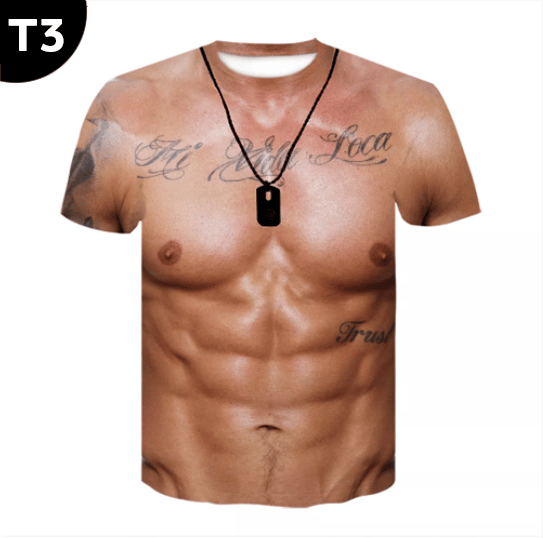 🤣Special Father's Day gift🤣MUSCLE TATTOO All Over Print T-Shirt