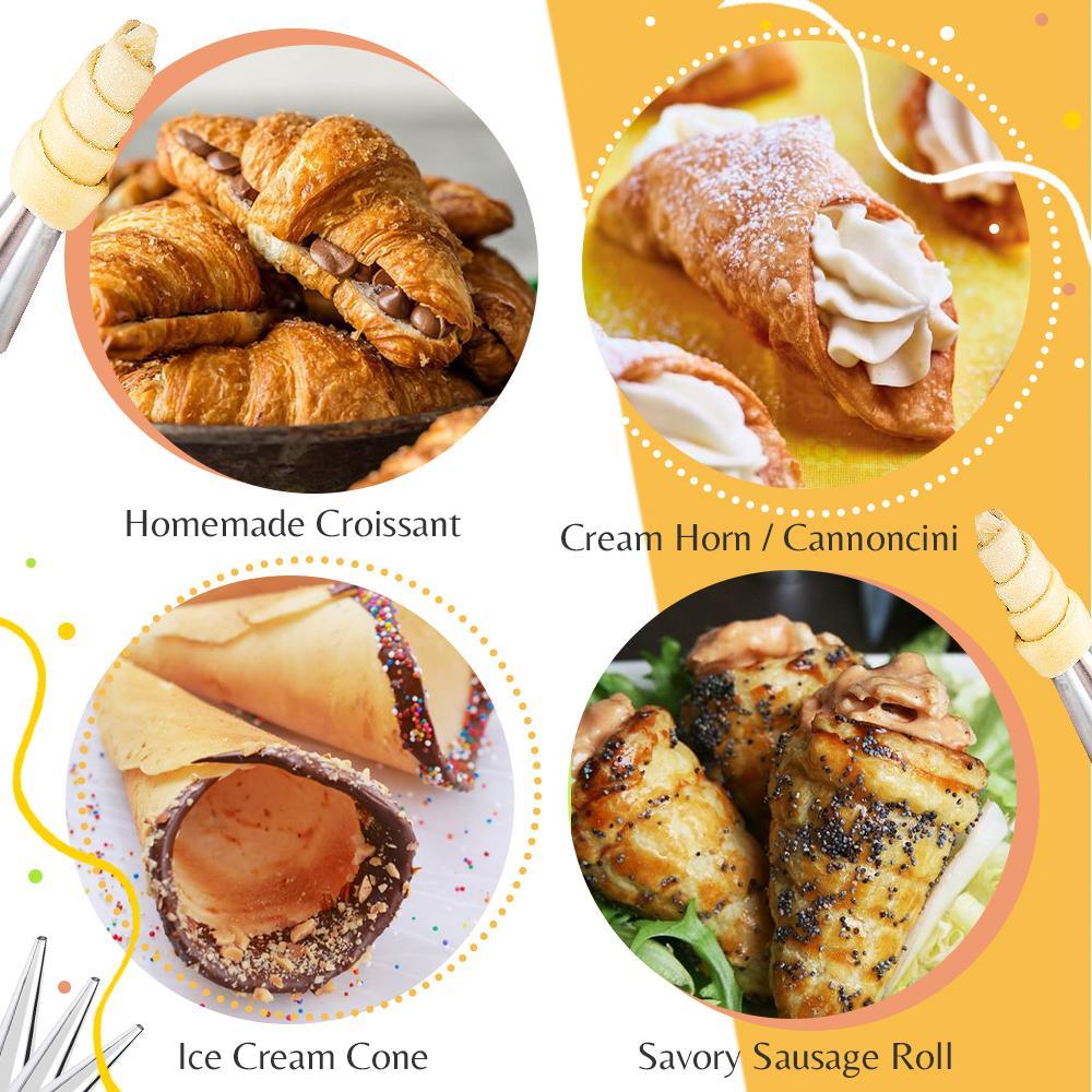 Cone Roll Croissant Mold (5pcs )