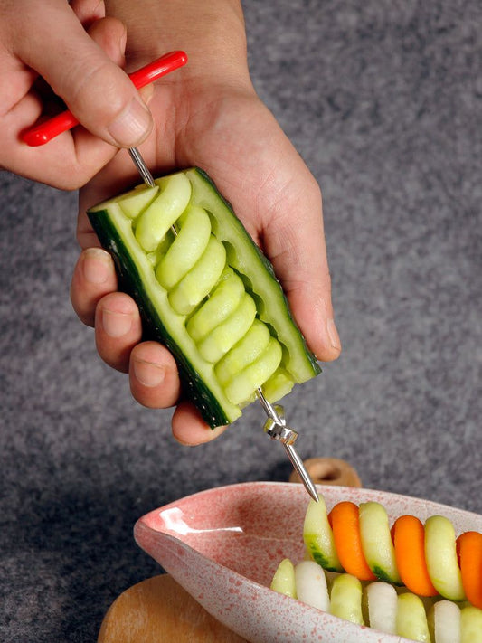 Potato spiral knife