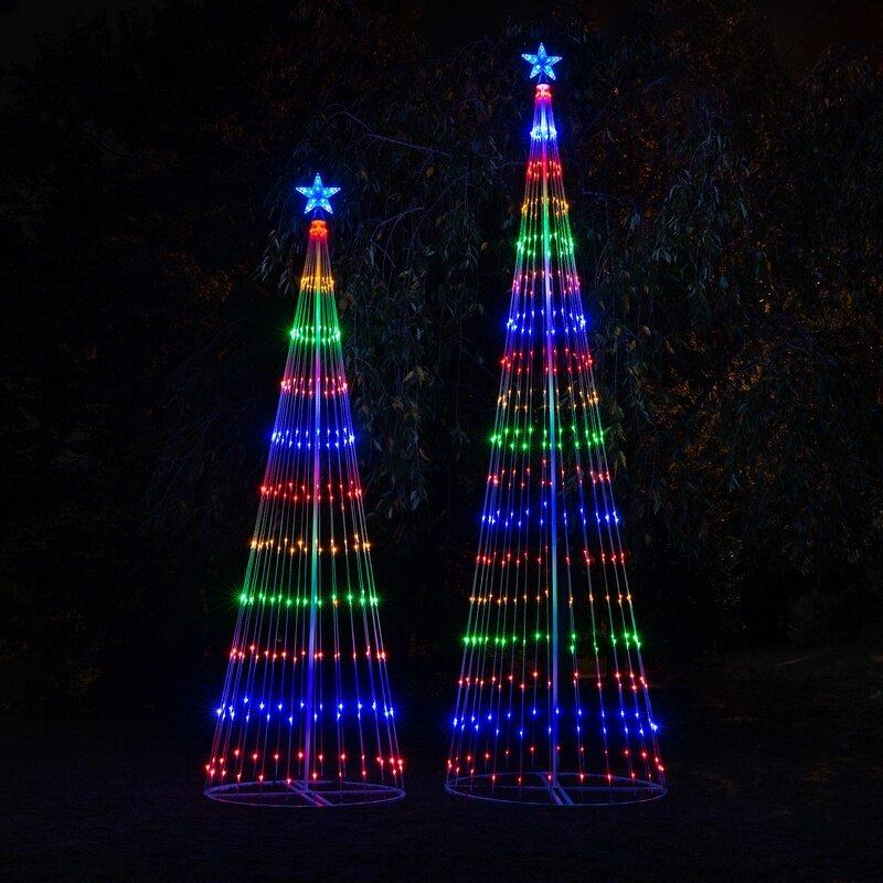 The Choreographed Light Show Tree