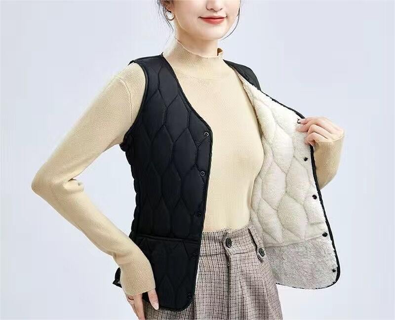 🔥Winter Hot Sale🔥New Sleeveless Thickened Vest(Free Shipping)