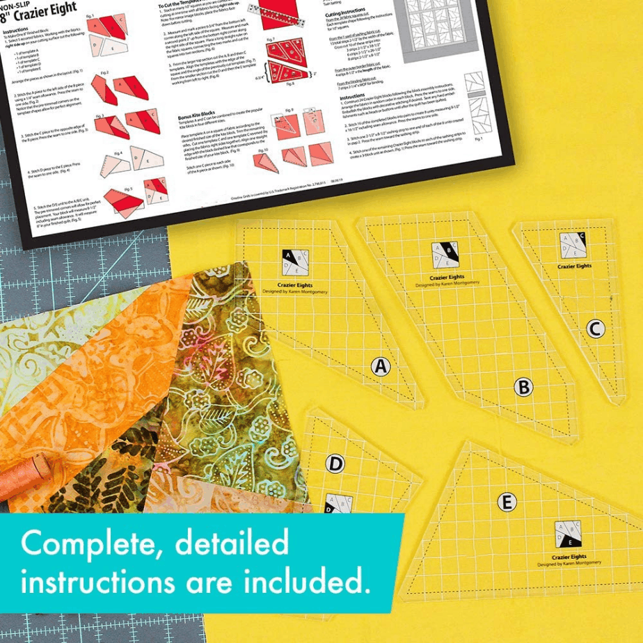 Creative Quilting Cutting Template