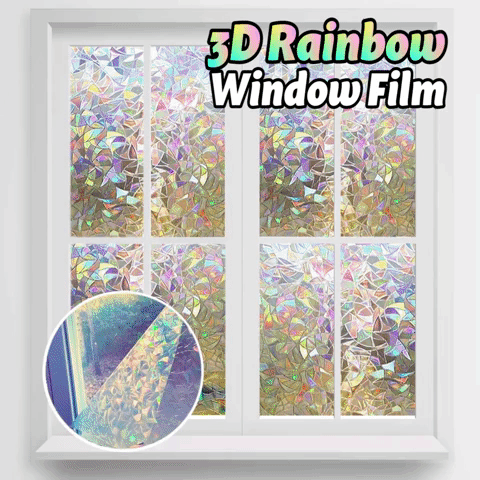 3D Rainbow Window Film- [Limited Time Sale- 50% OFF]