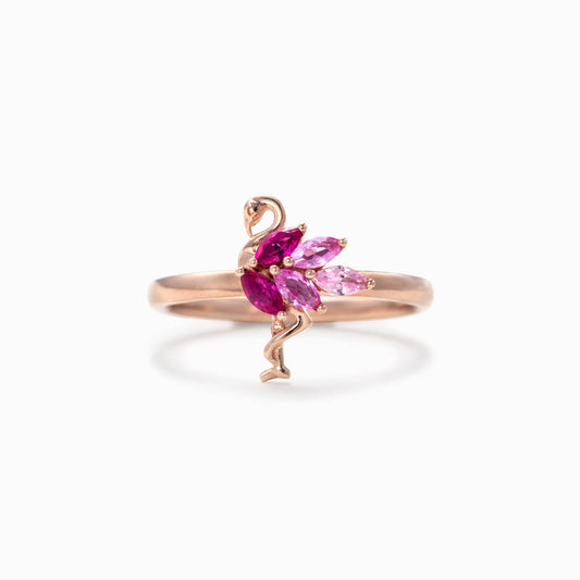 Born To Stand Out Flamingo Ring